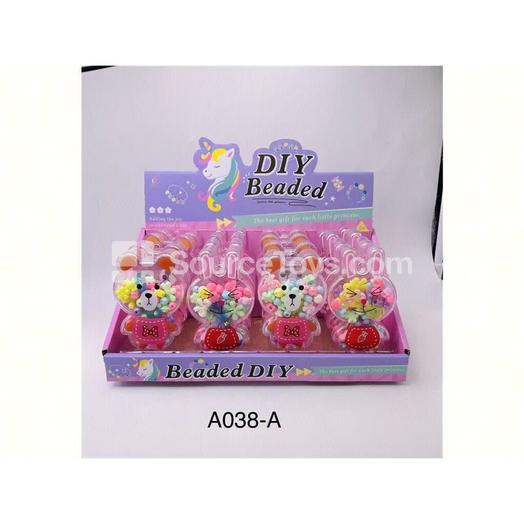 DIY Rainbow Beads for Kids Craft DIY Rainbow Beads for Kids Craft