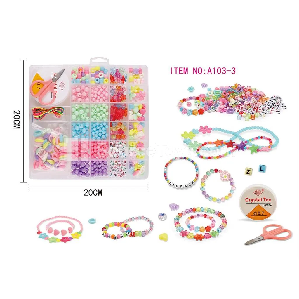 Girls’ Jewelry DIY: 26-Compartment Bead Box, Rainbow Beads, Kids’ Craft Girls’ Jewelry DIY: 26-Compartment Bead Box, Rainbow Beads, Kids’ Craft