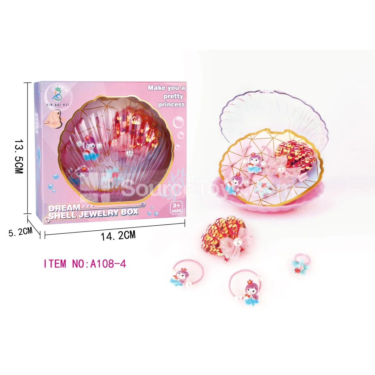Seashell Jewelry Box Ocean Series Set