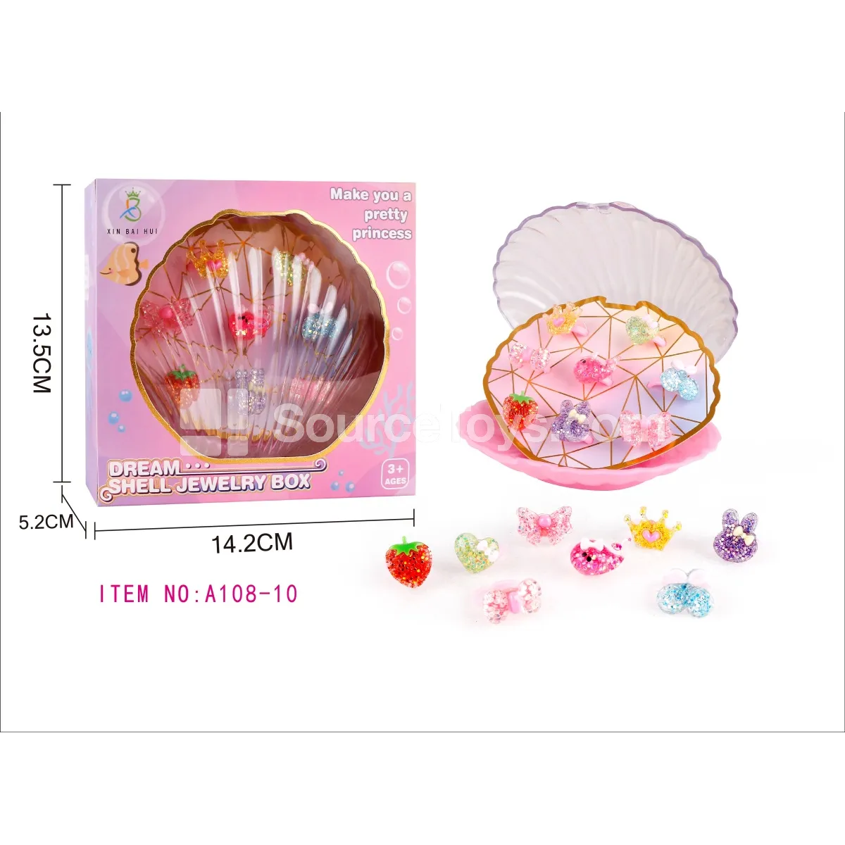 Seashell Jewelry Box Ocean Ring Holder Seashell Jewelry Box Ocean Ring Holder