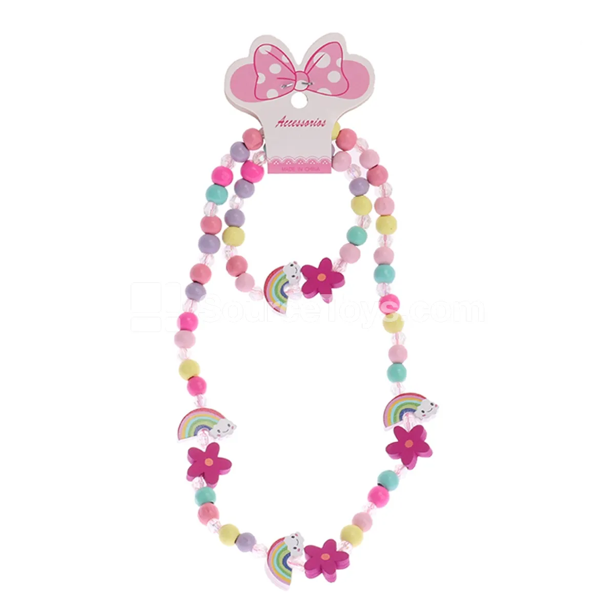 Wooden Bead Necklace and Bracelet Wooden Bead Necklace and Bracelet