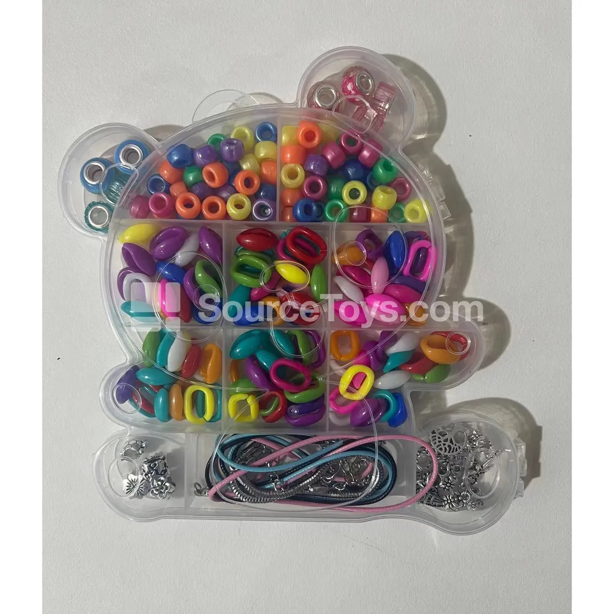 DIY Beading Set Rainbow Color Beads Kids Craft DIY Beading Set Rainbow Color Beads Kids Craft