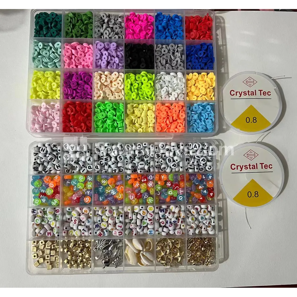 Girls’ Jewelry Pretend-Play Toy Set – 24-Section DIY Bead Craft Kit Girls’ Jewelry Pretend-Play Toy Set – 24-Section DIY Bead Craft Kit