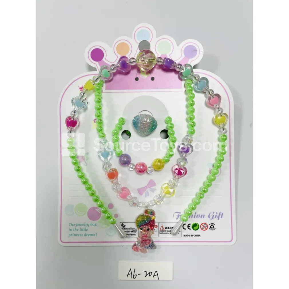 Girls’ Accessory Set – Necklace, Bracelet, Headband – Pretend-Play Role-Play Girls’ Accessory Set – Necklace, Bracelet, Headband – Pretend-Play Role-Play