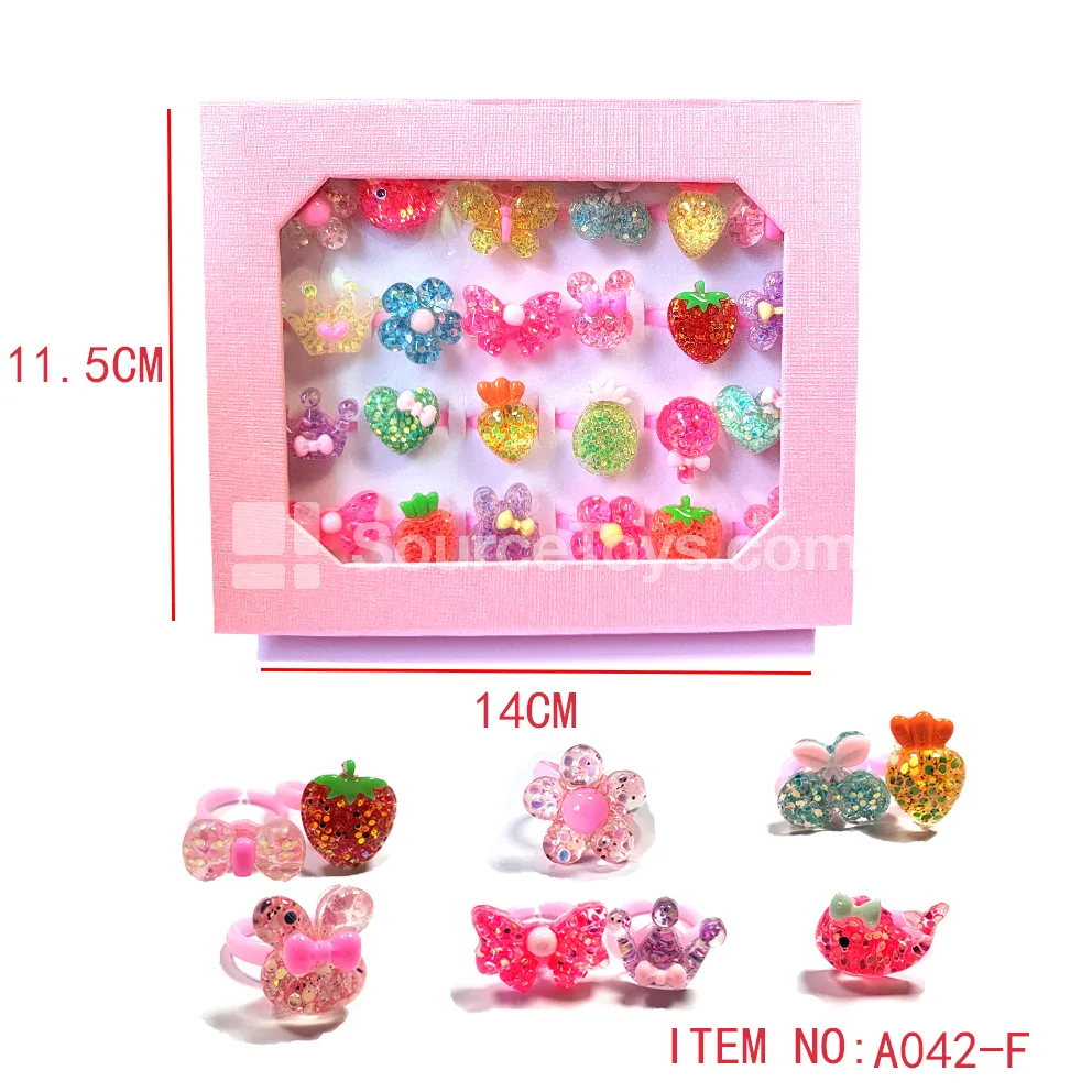 Girls Jewelry – Kids Cartoon Rings