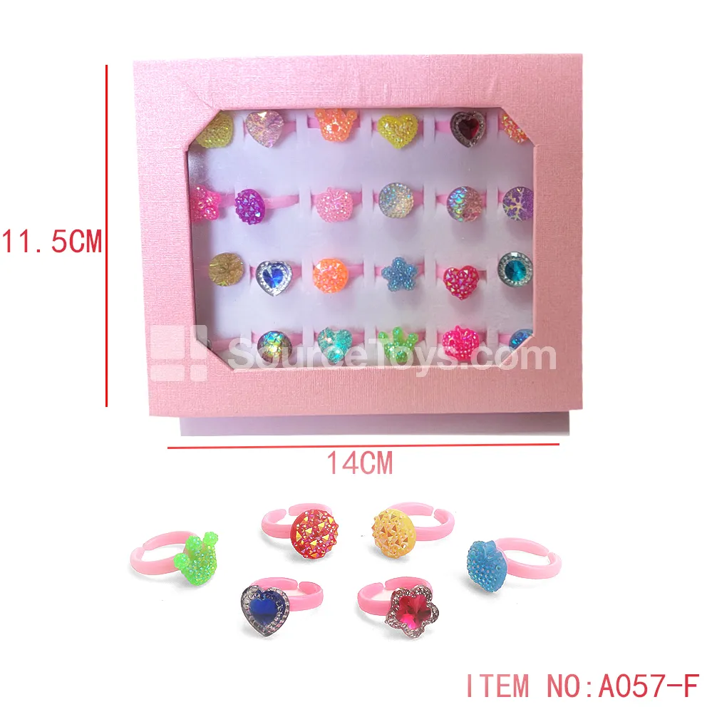 Gemstone Ring Pretend-Play Jewelry Set