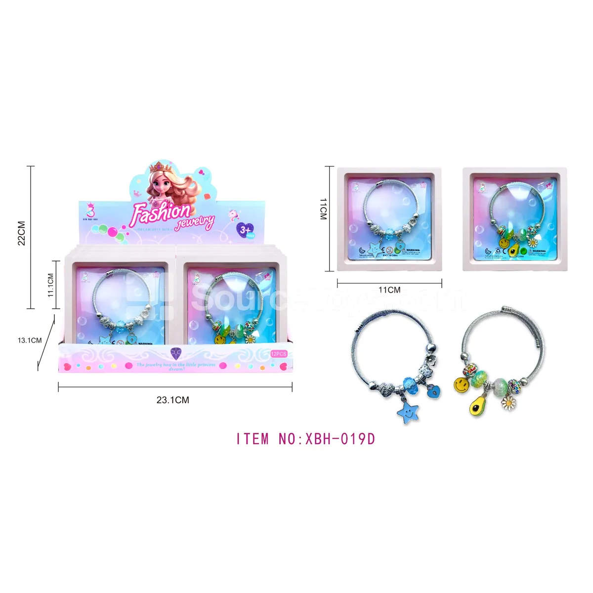 Pandora-style Charm Bracelet DIY Kit – Bee & Fish Pandora-style Charm Bracelet DIY Kit – Bee & Fish