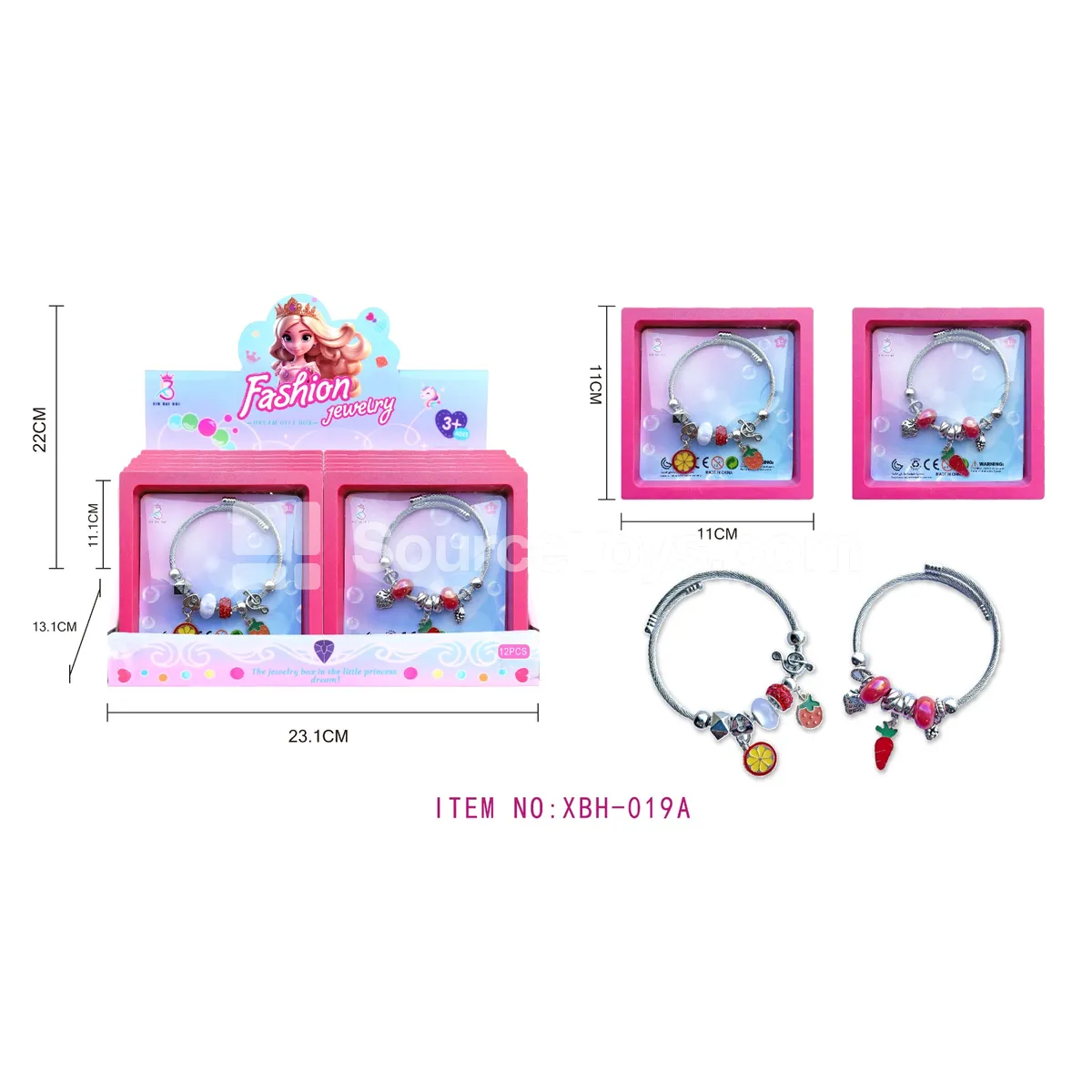 Girls’ DIY Heart & Butterfly Charm Bracelet Girls’ DIY Heart & Butterfly Charm Bracelet
