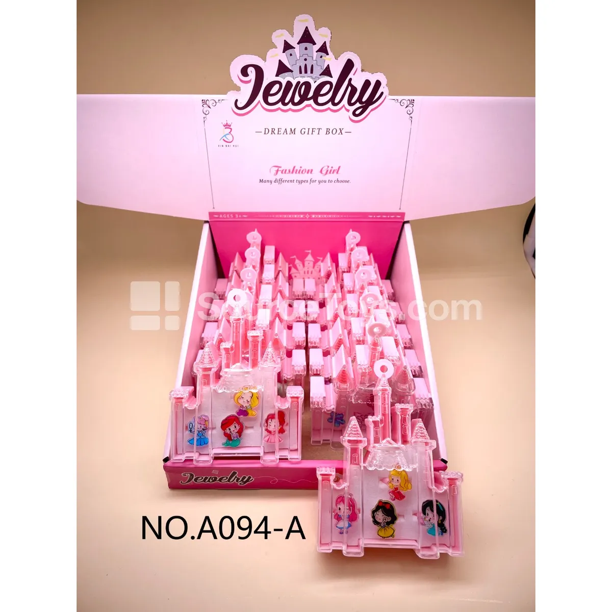 Castle Princess Ring Box, 12pcs/Box Castle Princess Ring Box, 12pcs/Box