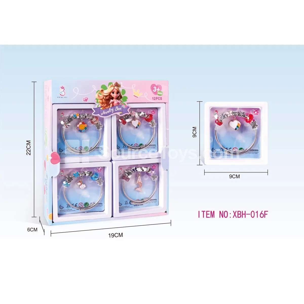 Cartoon Bracelet Set – 12 pcs per Box