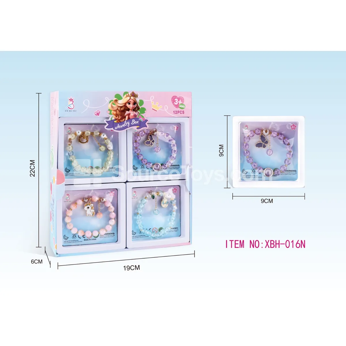Mermaid Ocean Series Bracelet 12pcs/Box