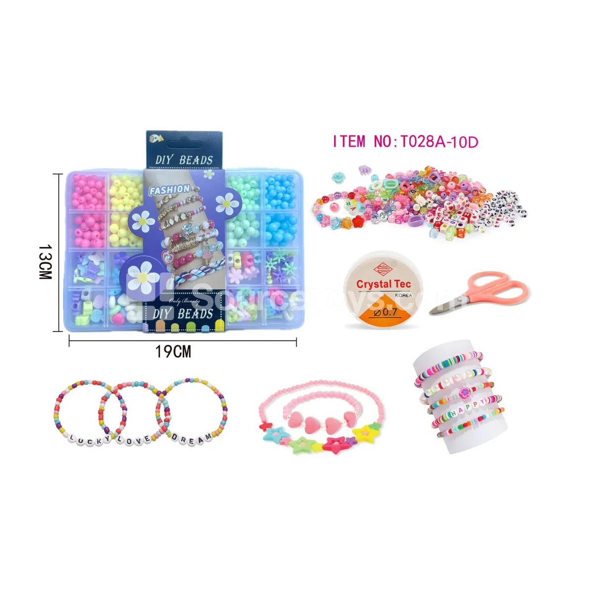 24-Grid DIY Bead Set