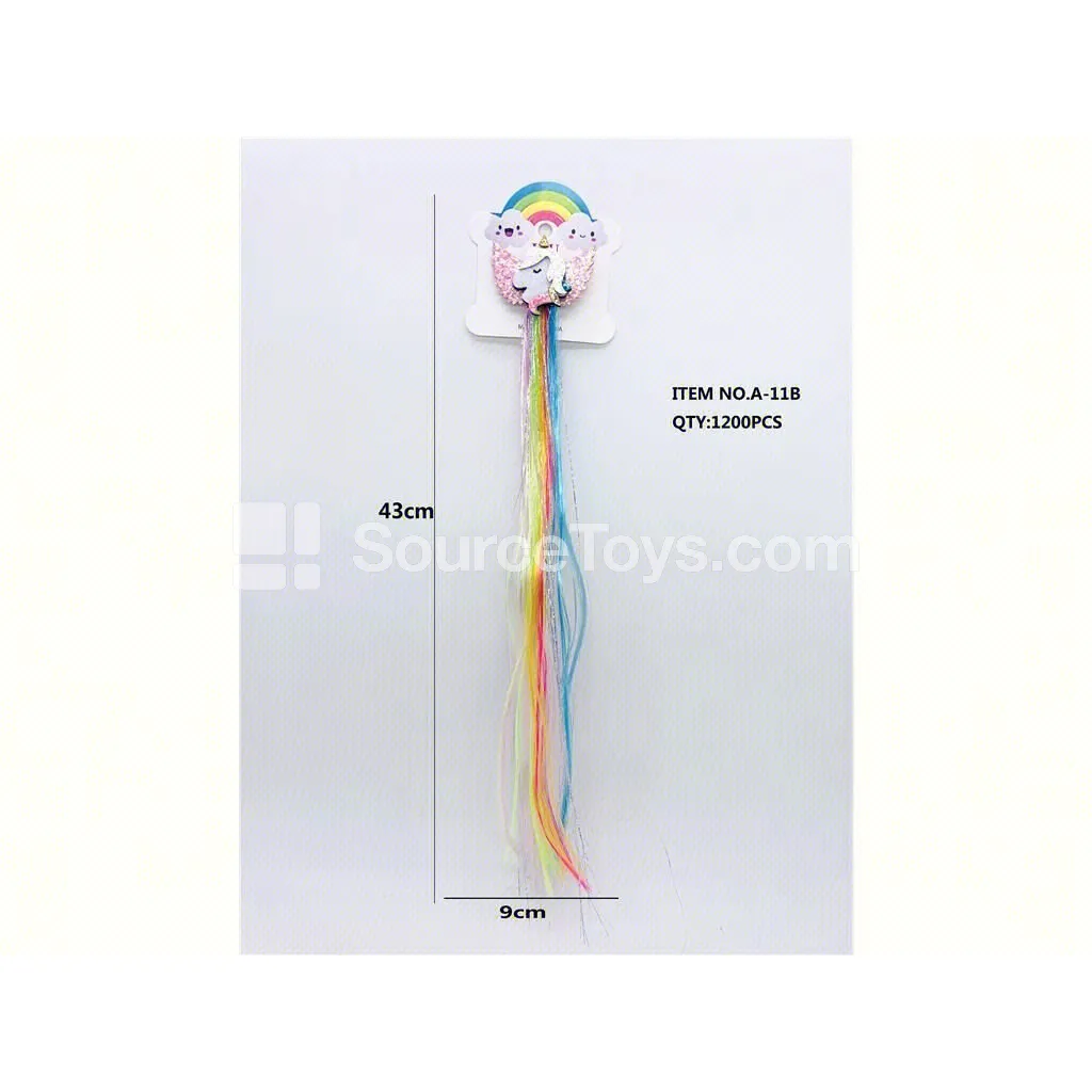 Girls’ Fashion Accessory – Unicorn Hair Clip Set for Pretend Play