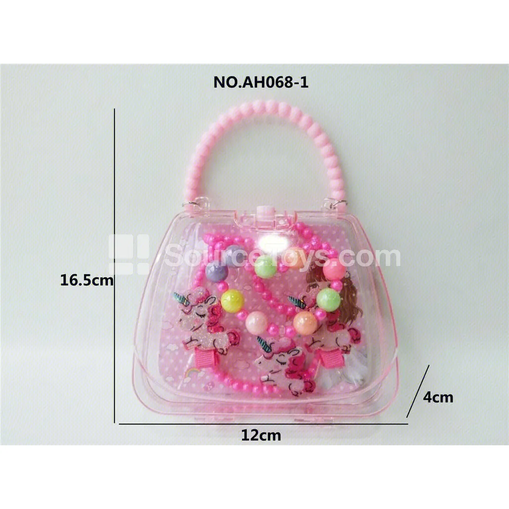 Unicorn Gift Box Jewelry Set with Handle