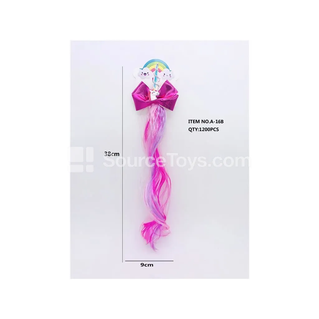 Girls’ Fashion Accessory Unicorn Hair Clip Pretend-Play Role-Play Toy