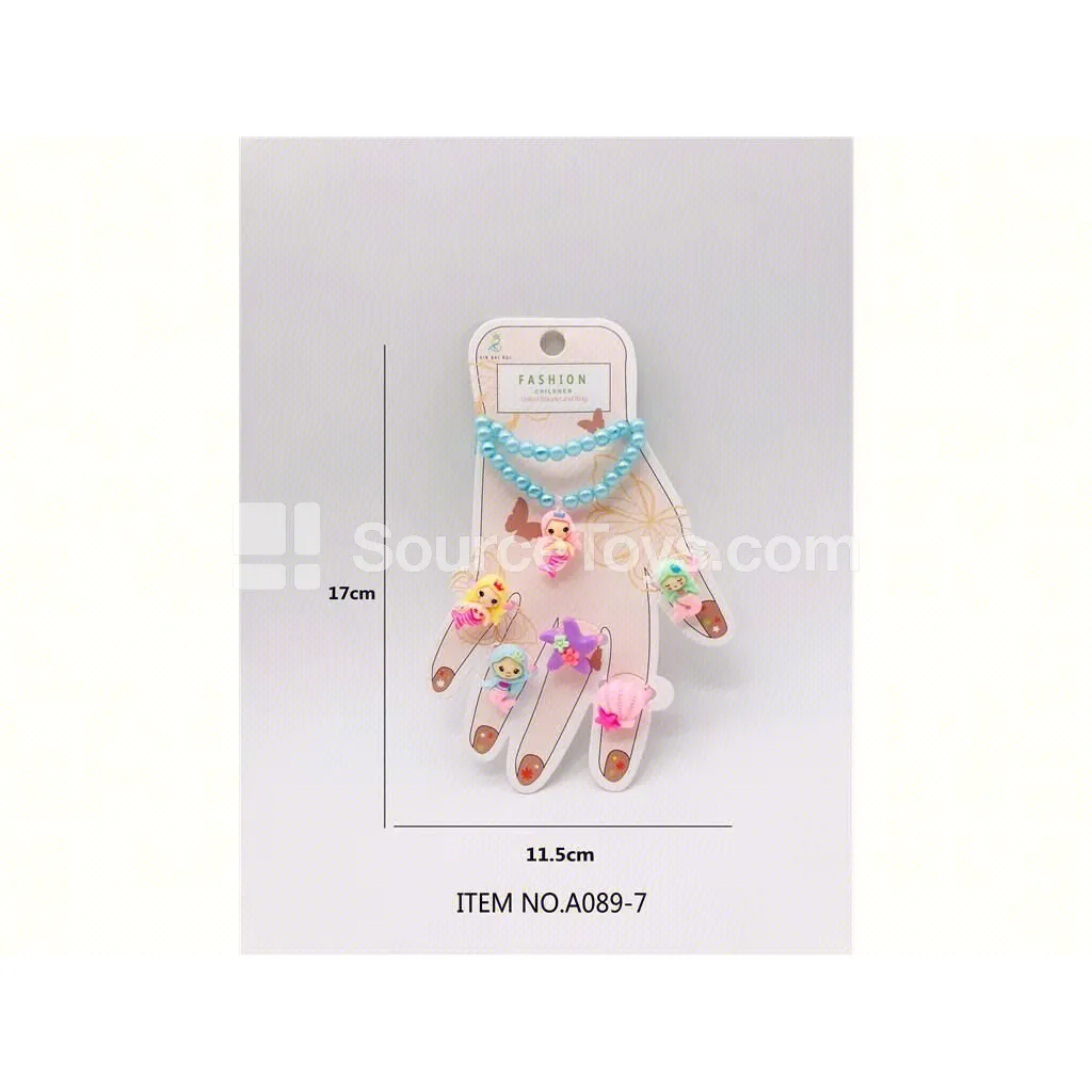Mermaid Bracelet and Ring Set