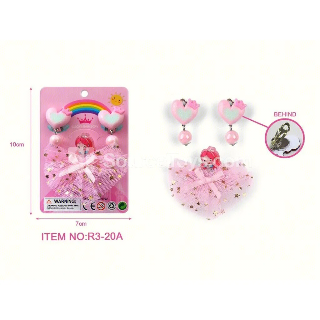 Girls’ Pretend-Play Jewelry & Hair Accessory Set