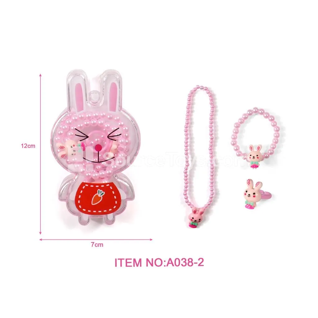 Rabbit Box Necklace and Ring Set Rabbit Box Necklace and Ring Set