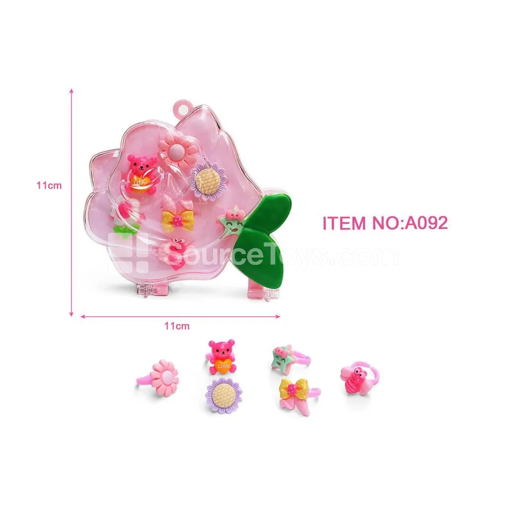 Rose Cartoon Ring Box Pretend-Play Toy Rose Cartoon Ring Box Pretend-Play Toy