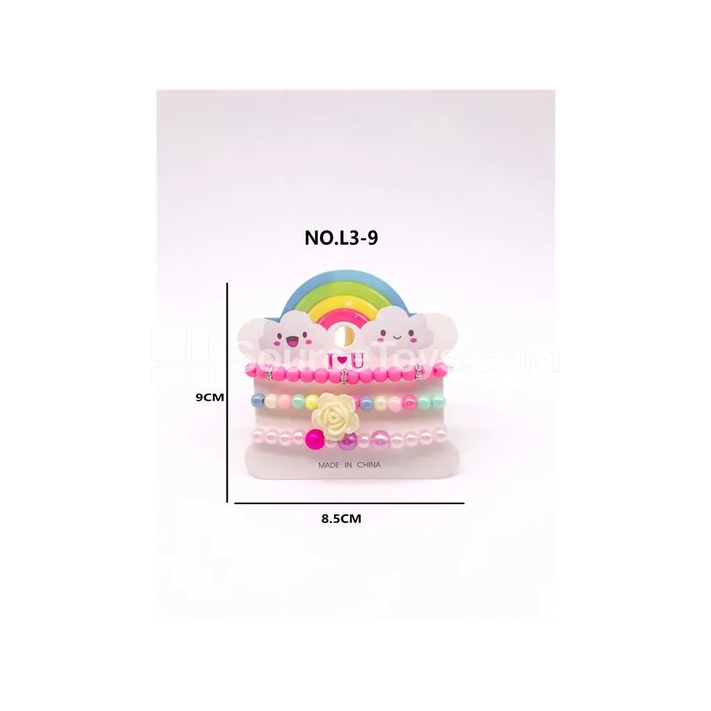 Girls’ Jewelry Bracelet 3-Piece Set Girls’ Jewelry Bracelet 3-Piece Set