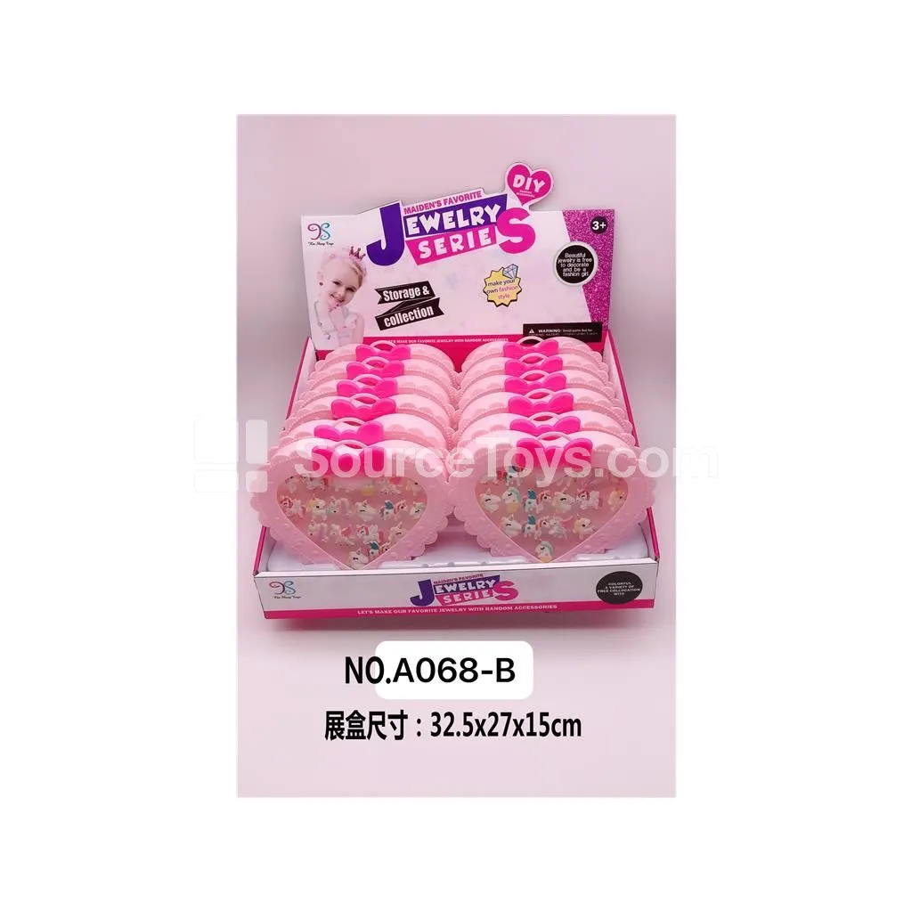 Girls’ Fashion Unicorn Ring Pretend-Play Toy
