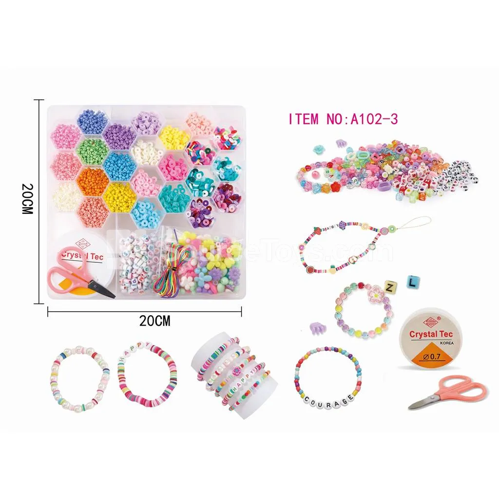 Girls’ Jewelry Diamond 26-Grid Bead Storage Box Rainbow Beads Kids Craft Girls’ Jewelry Diamond 26-Grid Bead Storage Box Rainbow Beads Kids Craft