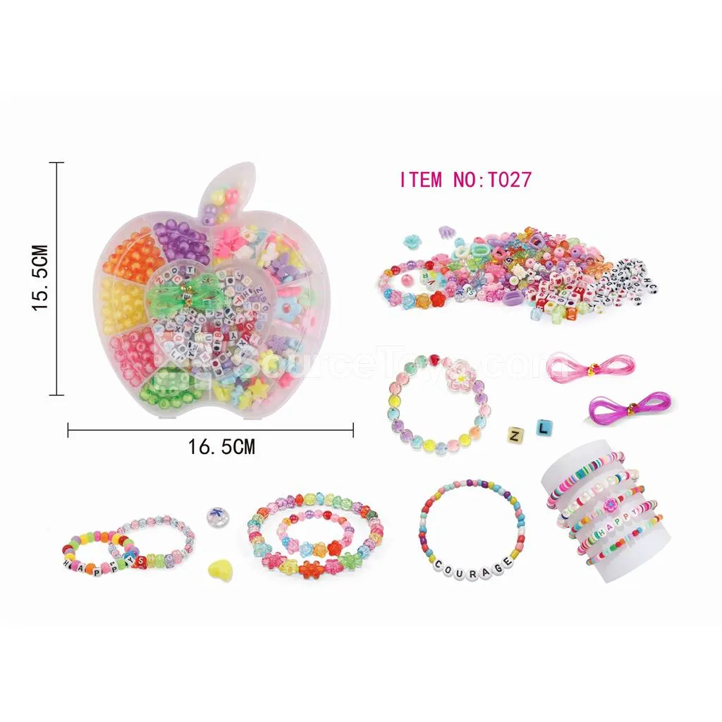 Apple DIY Bead Box Rainbow Beads Apple DIY Bead Box Rainbow Beads