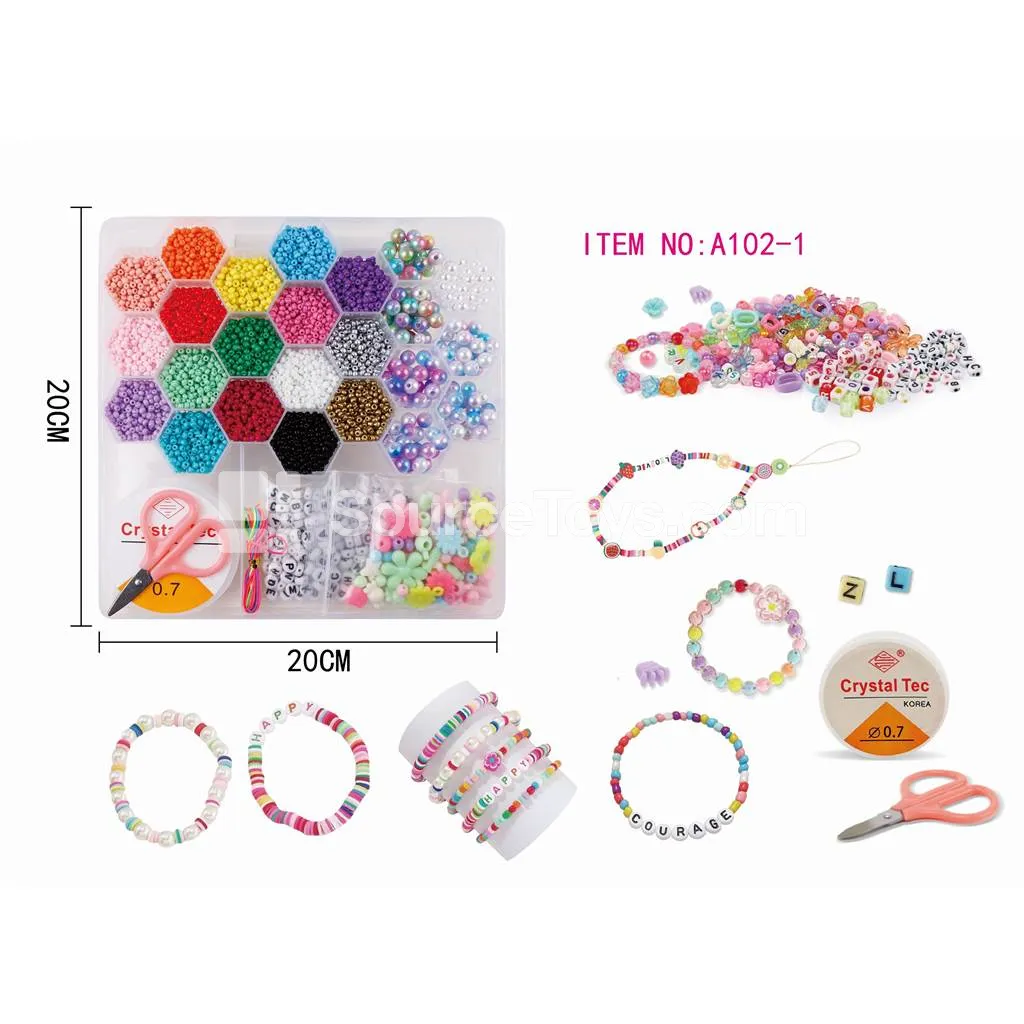 Girls’ Jewelry Diamond 26-Grid Bead Storage Box, Rainbow Beads, Kids’ Craft Creative Gift Girls’ Jewelry Diamond 26-Grid Bead Storage Box, Rainbow Beads, Kids’ Craft Creative Gift