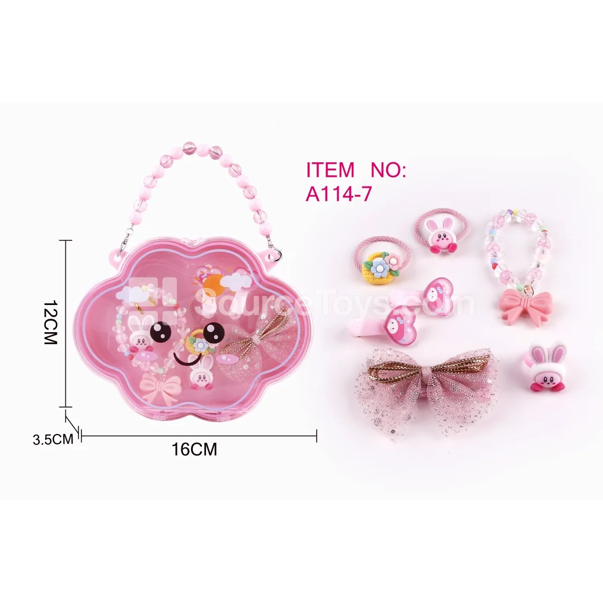 Cloud Handbag Playset with Bracelet, Hair Ties & Clips – Pretend Play Cloud Handbag Playset with Bracelet, Hair Ties & Clips – Pretend Play
