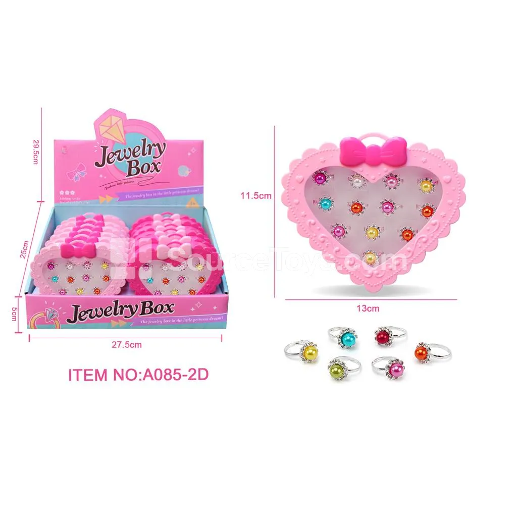 Gemstone Alloy Ring Pretend-Play Toy Set Gemstone Alloy Ring Pretend-Play Toy Set