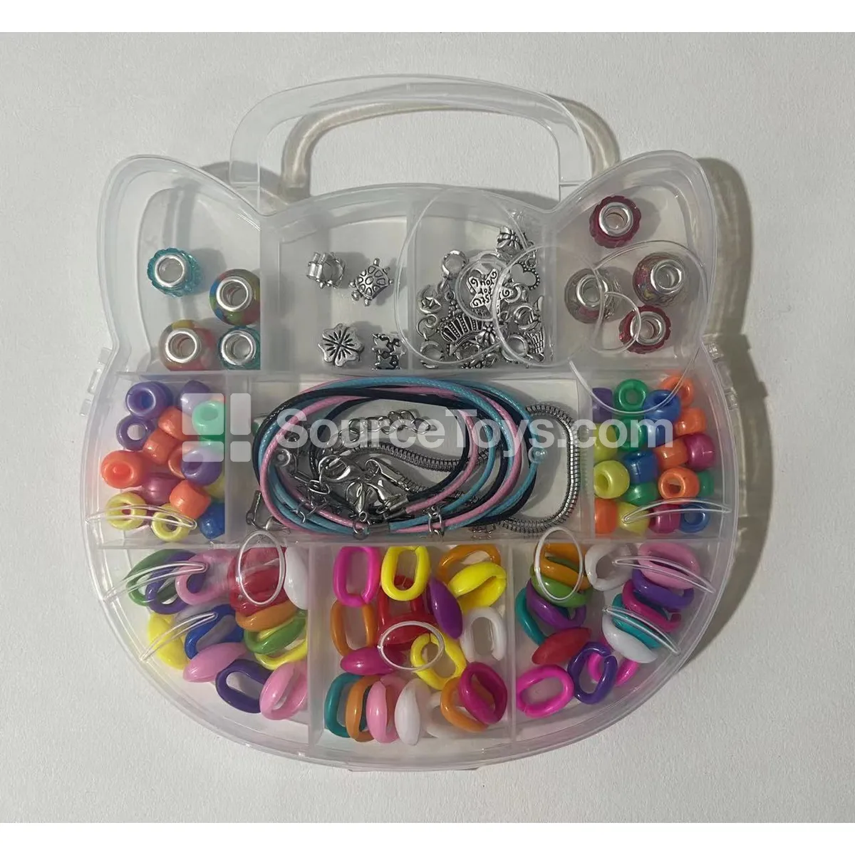 DIY Bead Stringing Set Rainbow Beads Kids Craft Creative Gift DIY Bead Stringing Set Rainbow Beads Kids Craft Creative Gift