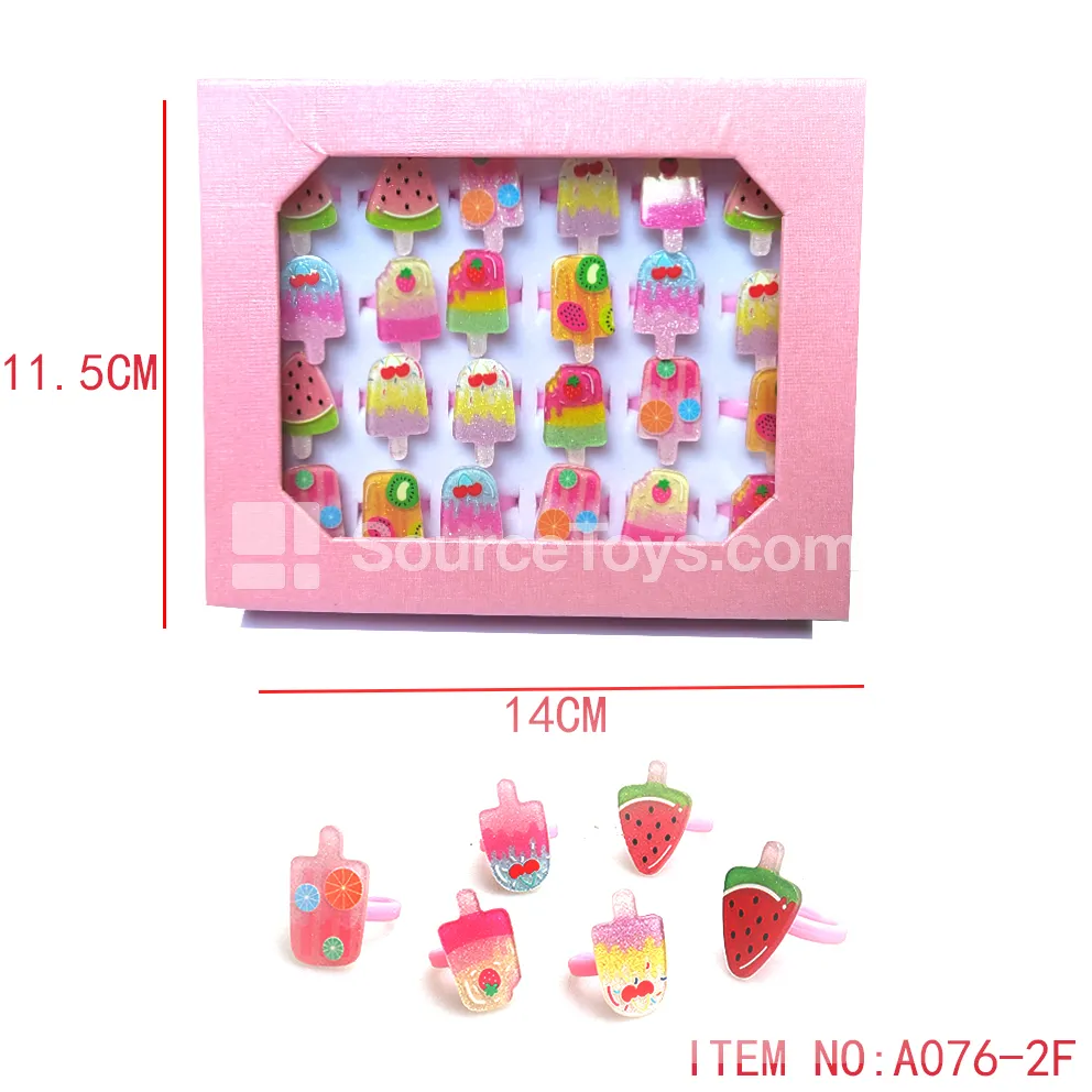 Kids Pretend-Play Ice Cream Rings Toy Set for Girls Kids Pretend-Play Ice Cream Rings Toy Set for Girls