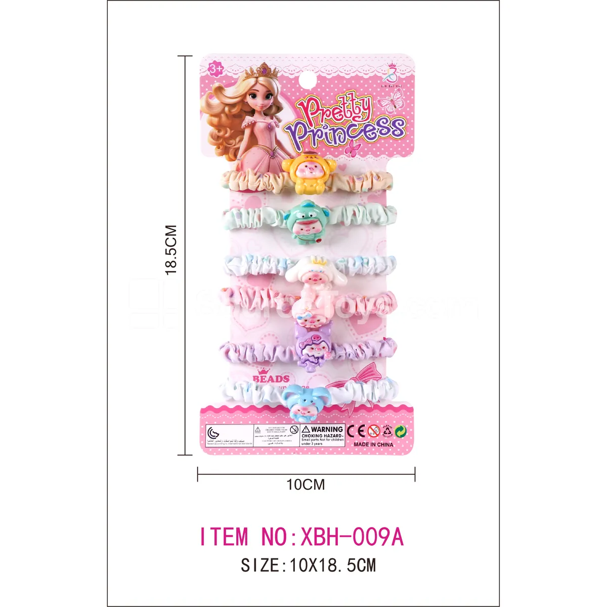 Girls Jewelry Bracelet 6-Piece Set Pretend Play Girls Jewelry Bracelet 6-Piece Set Pretend Play
