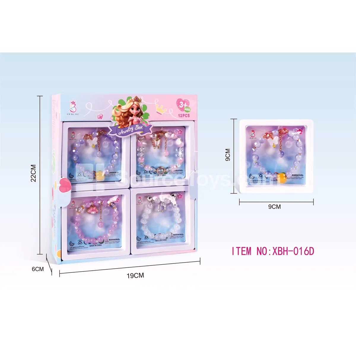 Fashion Jewelry Pretend-Play Set 12pcs/Box Fashion Jewelry Pretend-Play Set 12pcs/Box