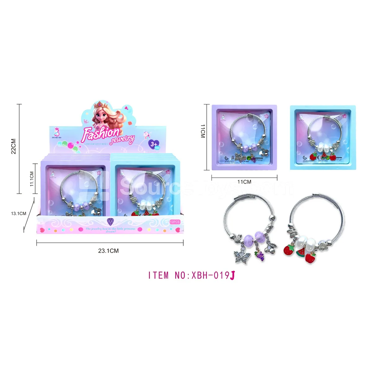 DIY Fruit and Shell Charm Bracelet Kit DIY Fruit and Shell Charm Bracelet Kit