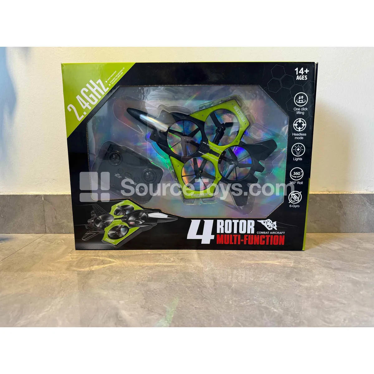 Black Remote Control Quadcopter (Non-Foam) Black Remote Control Quadcopter (Non-Foam)
