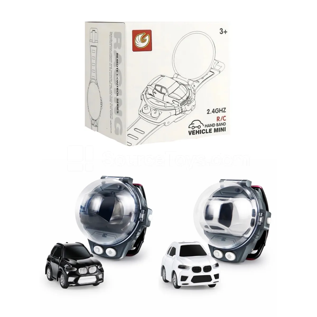 Alloy Remote Control Car with Watch Controller, Rechargeable