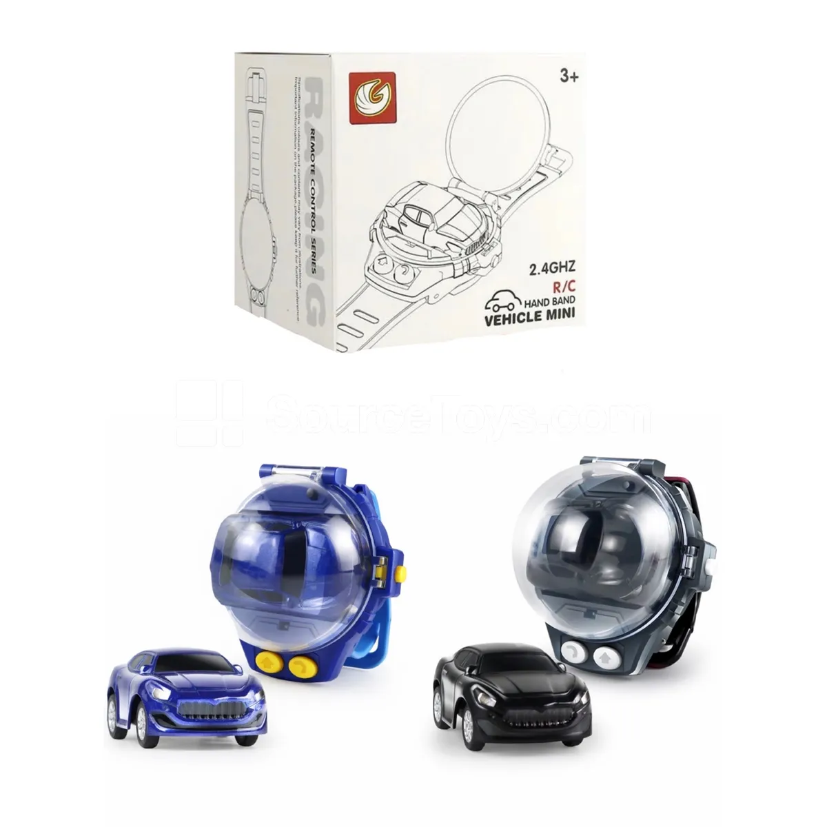 Alloy Remote Control Car with Watch Controller, Rechargeable