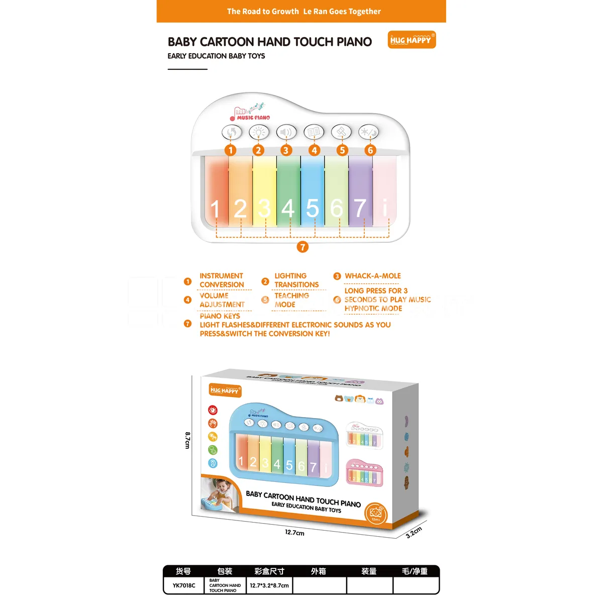 Multifunctional Touchscreen Electronic Keyboard