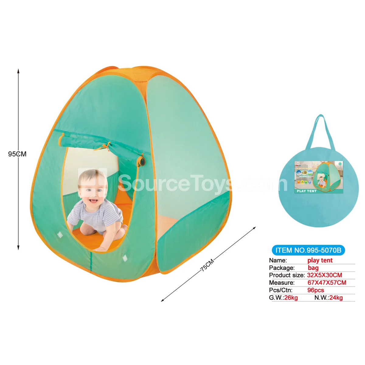 90cm play tent