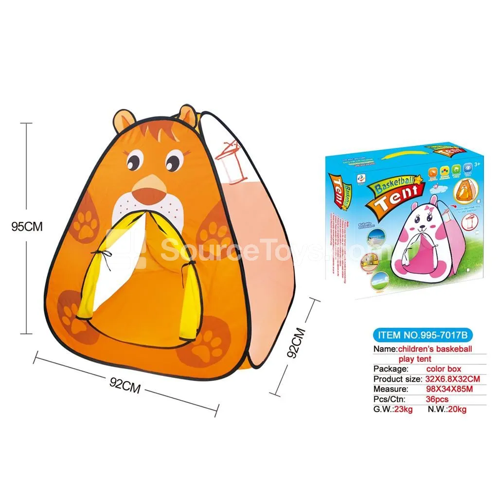 Cartoon Lion Basketball Tent