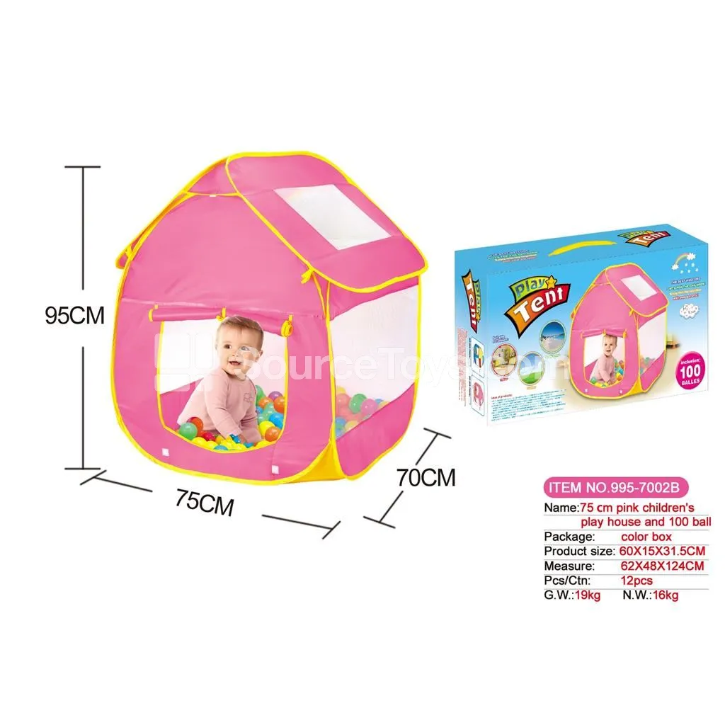 Playhouse with 100 Pieces 6CM Ocean Balls Playhouse with 100 Pieces 6CM Ocean Balls
