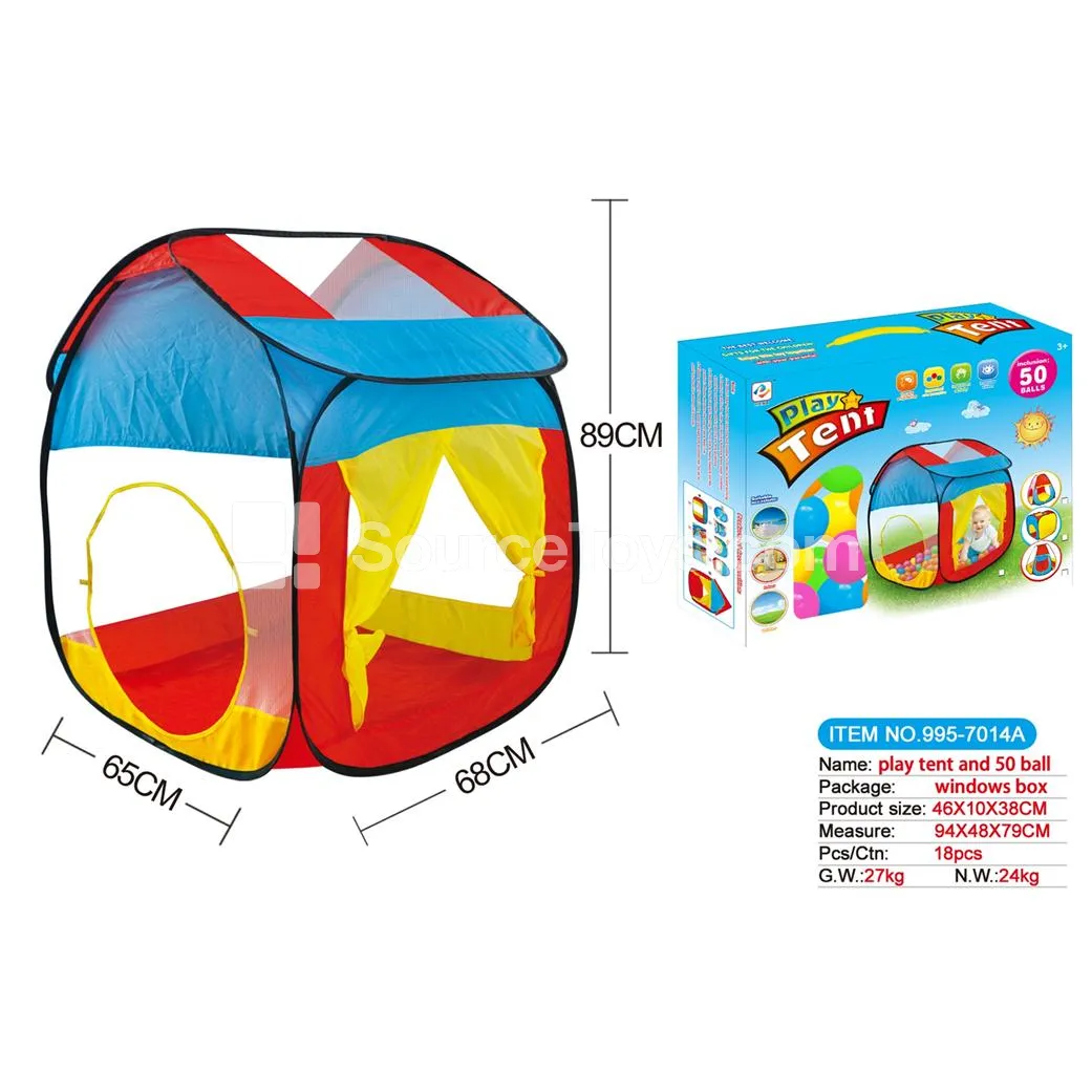 Playhouse with 50 Ocean Balls
