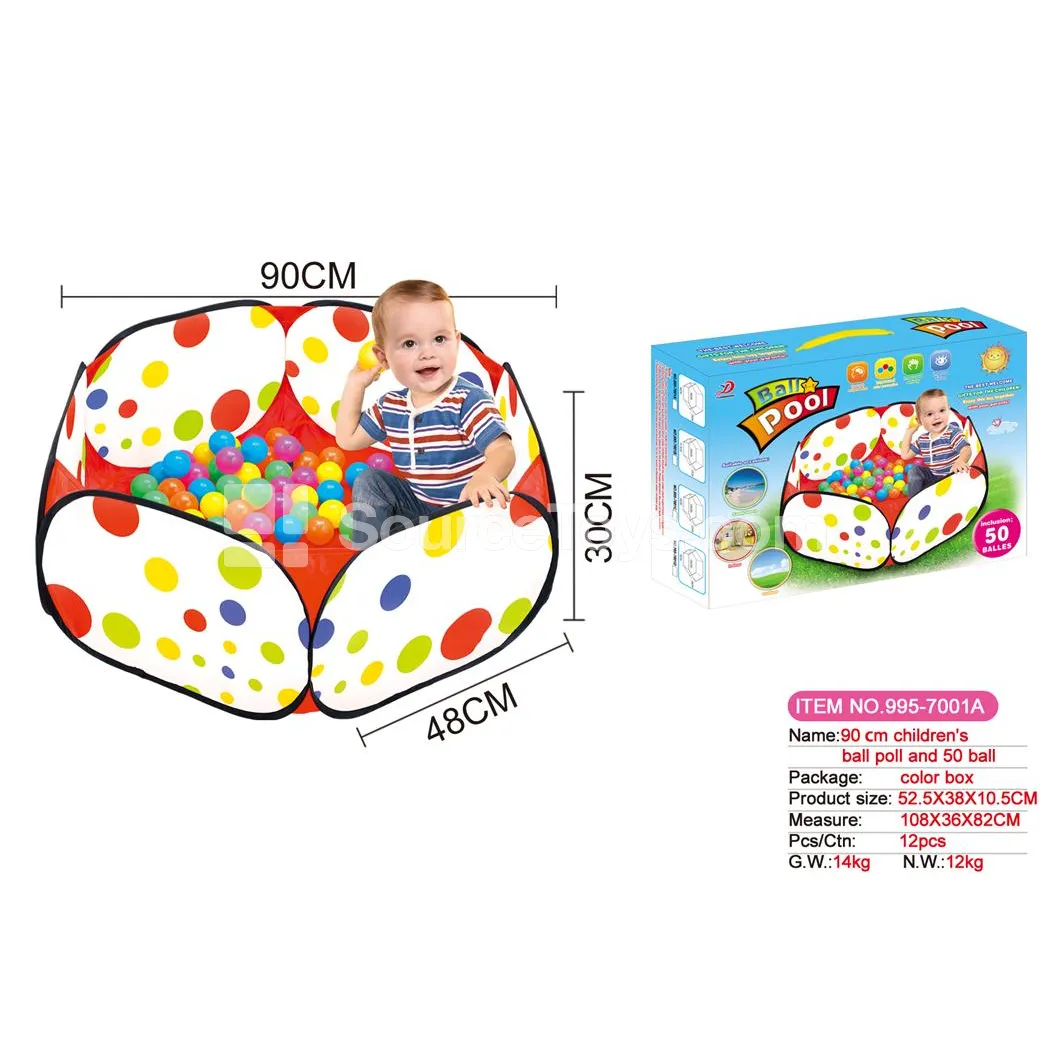 0.9m ball pit with 50 pcs 6cm ocean balls (GCC)