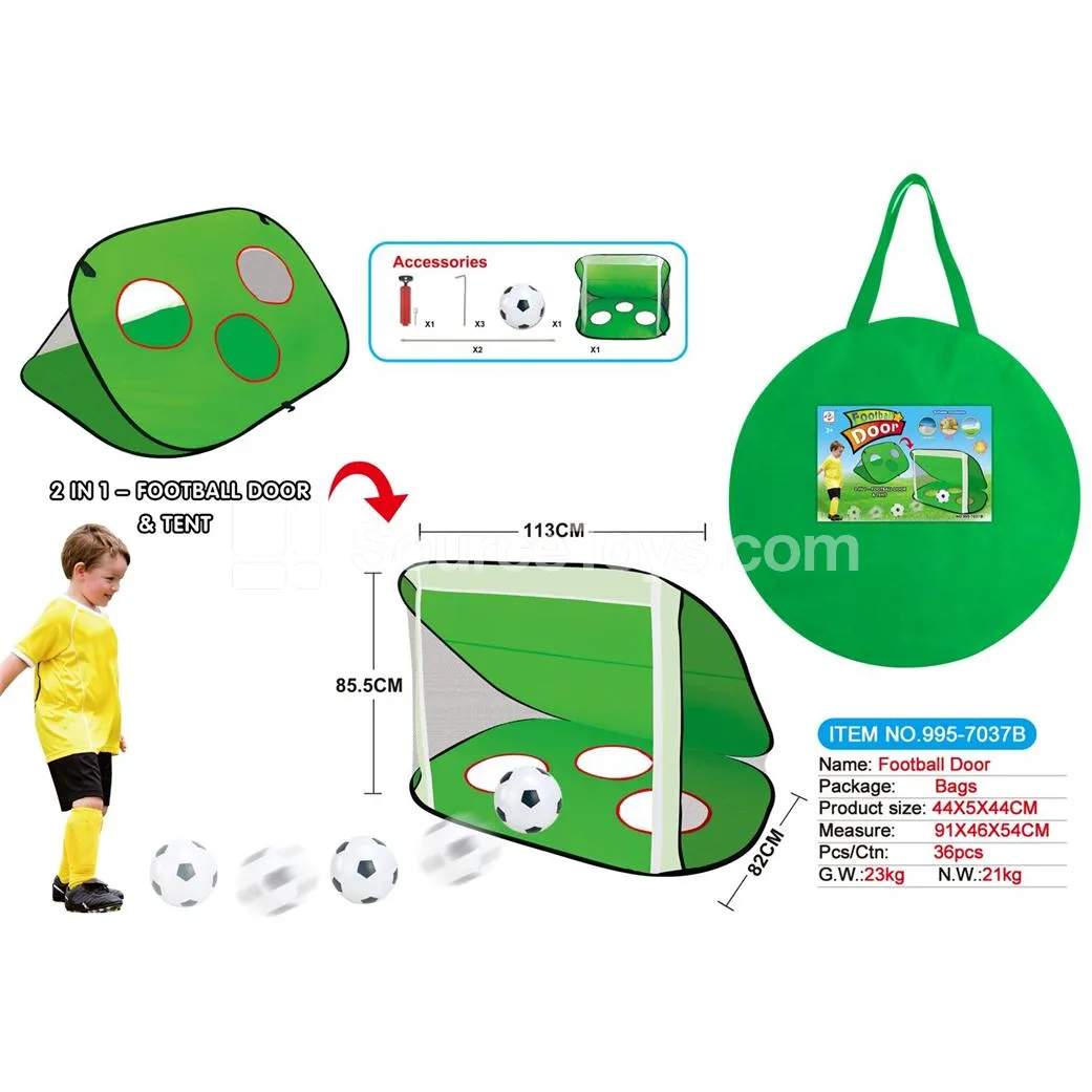 2-in-1 Football Goal & Tent