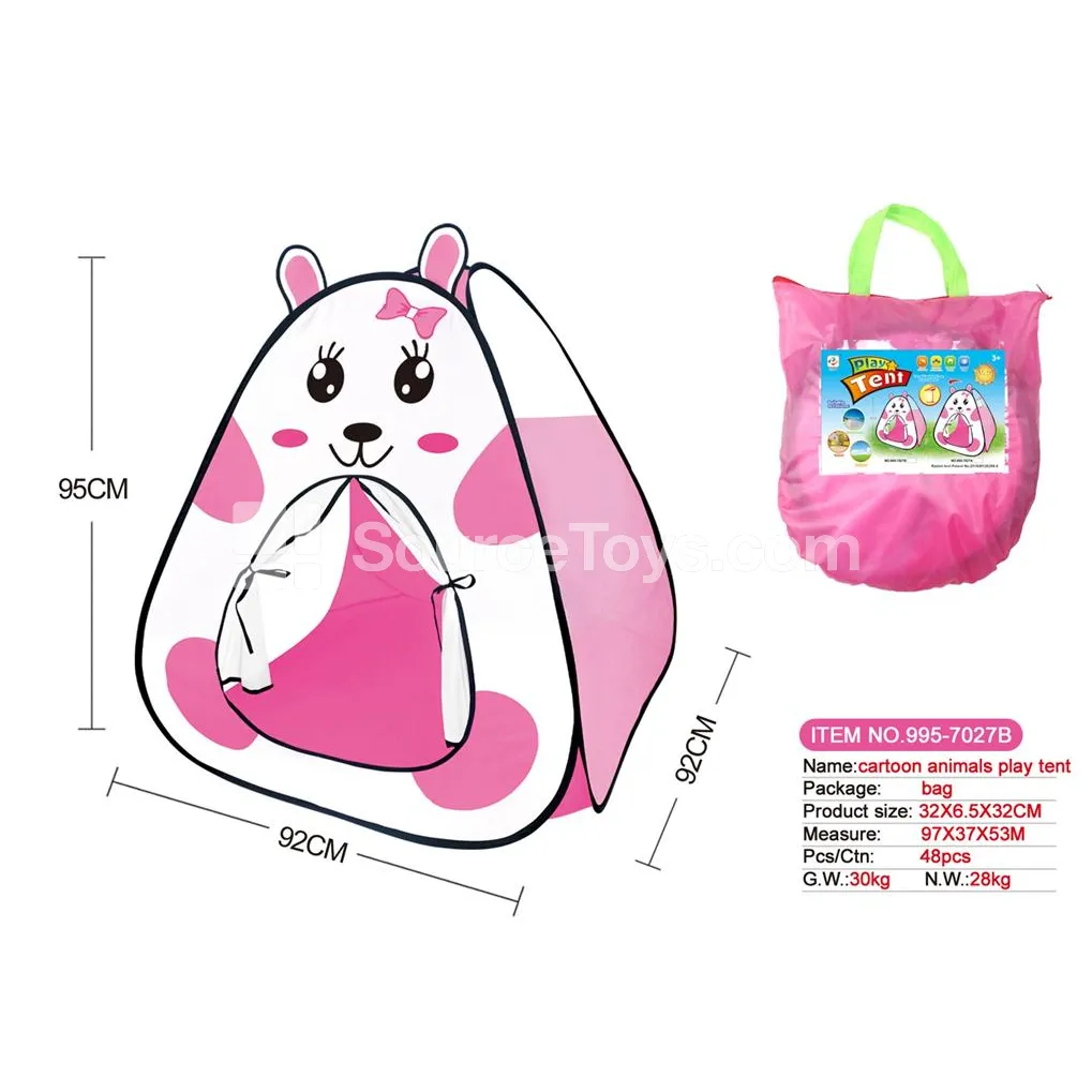 Cartoon Rabbit Play Tent