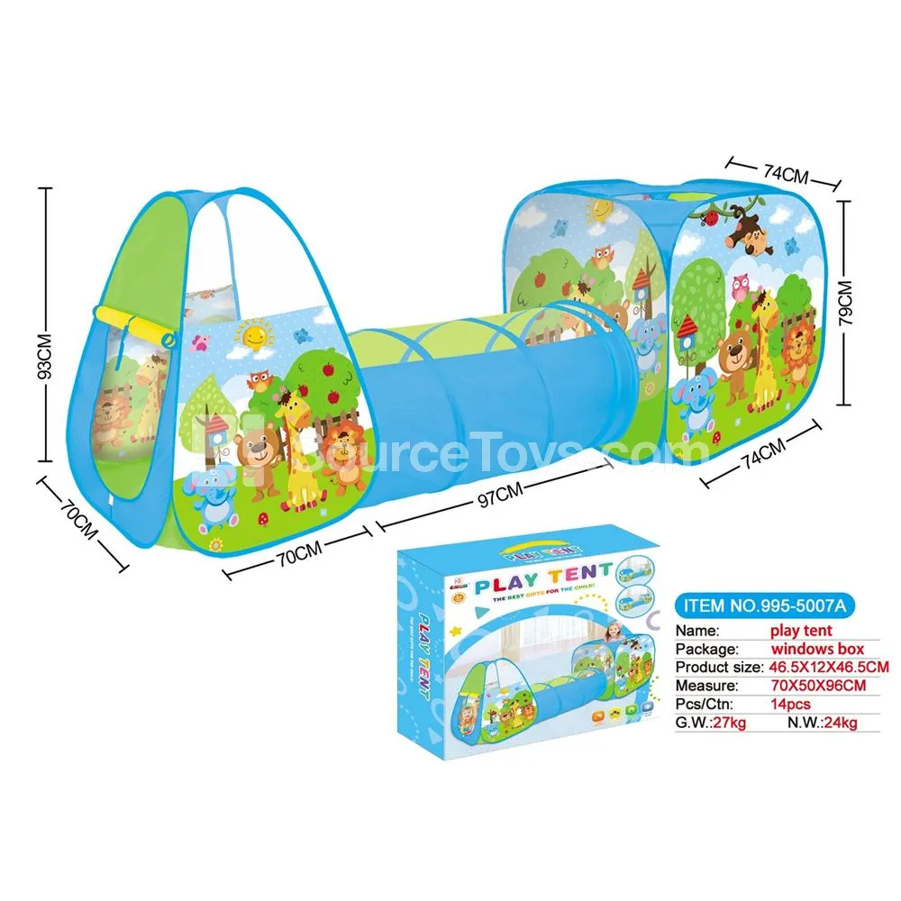 3-in-1 Animal Zoo Play Tent 3-in-1 Animal Zoo Play Tent