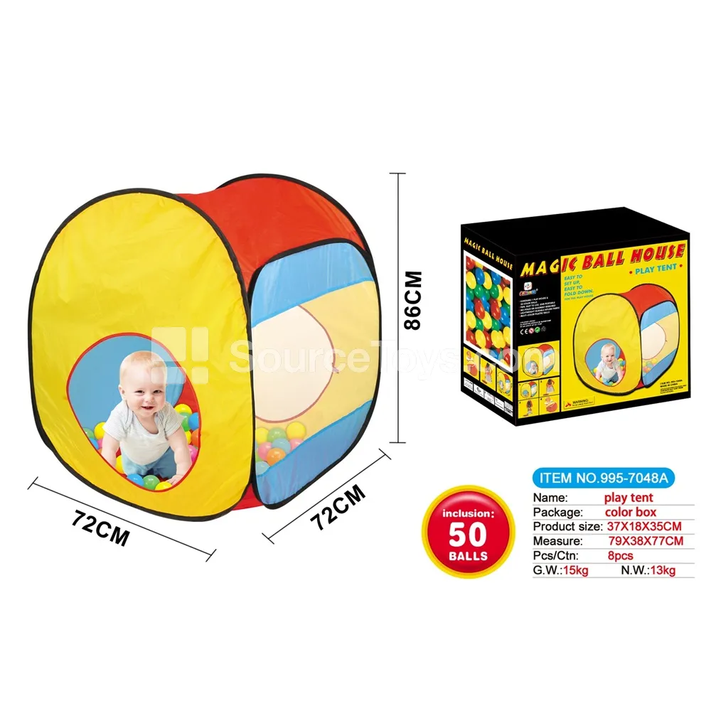 Kids Play Tent with 50 Ocean Balls (7 cm) Kids Play Tent with 50 Ocean Balls (7 cm)
