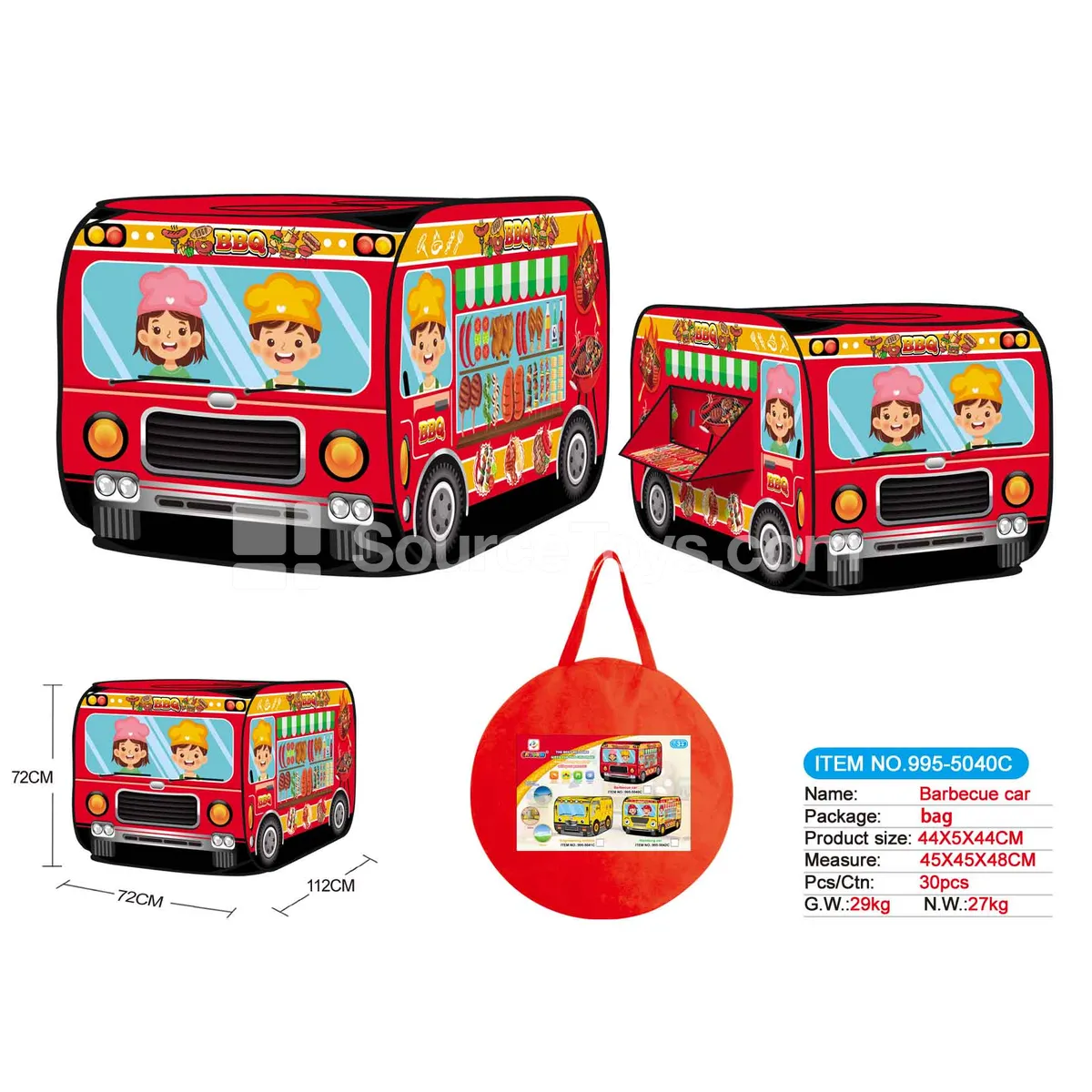 BBQ Tent Ride-On Toy BBQ Tent Ride-On Toy