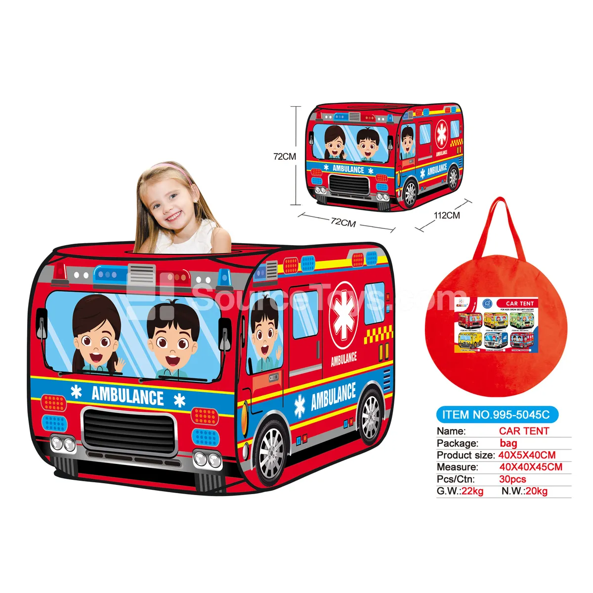 Ambulance Play Tent